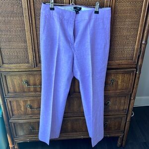 J. Crew linen cropped pants